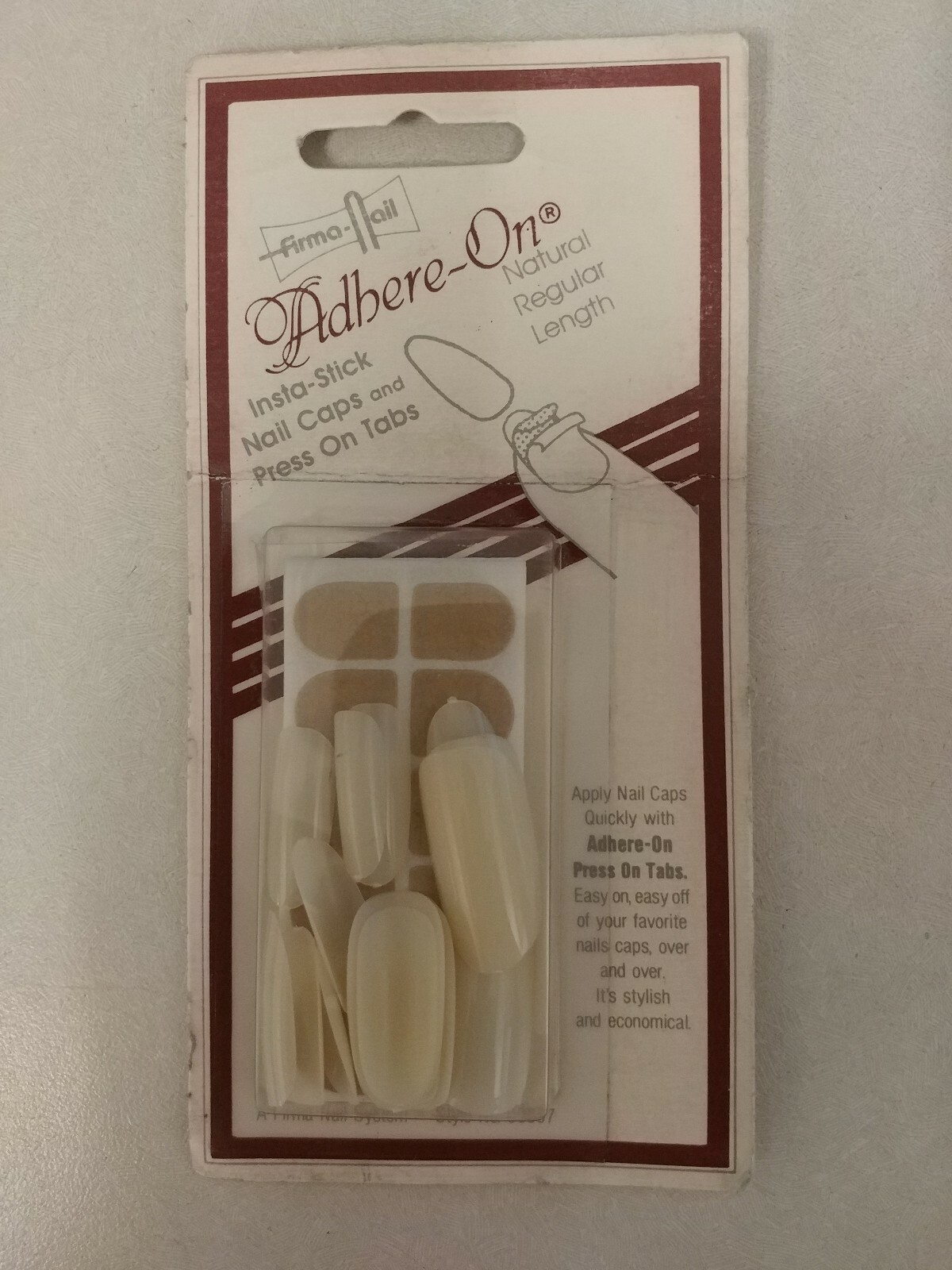 Vintage Nail Set! Firma-Nail! Professional Pack of 20 Natural Regular Length!