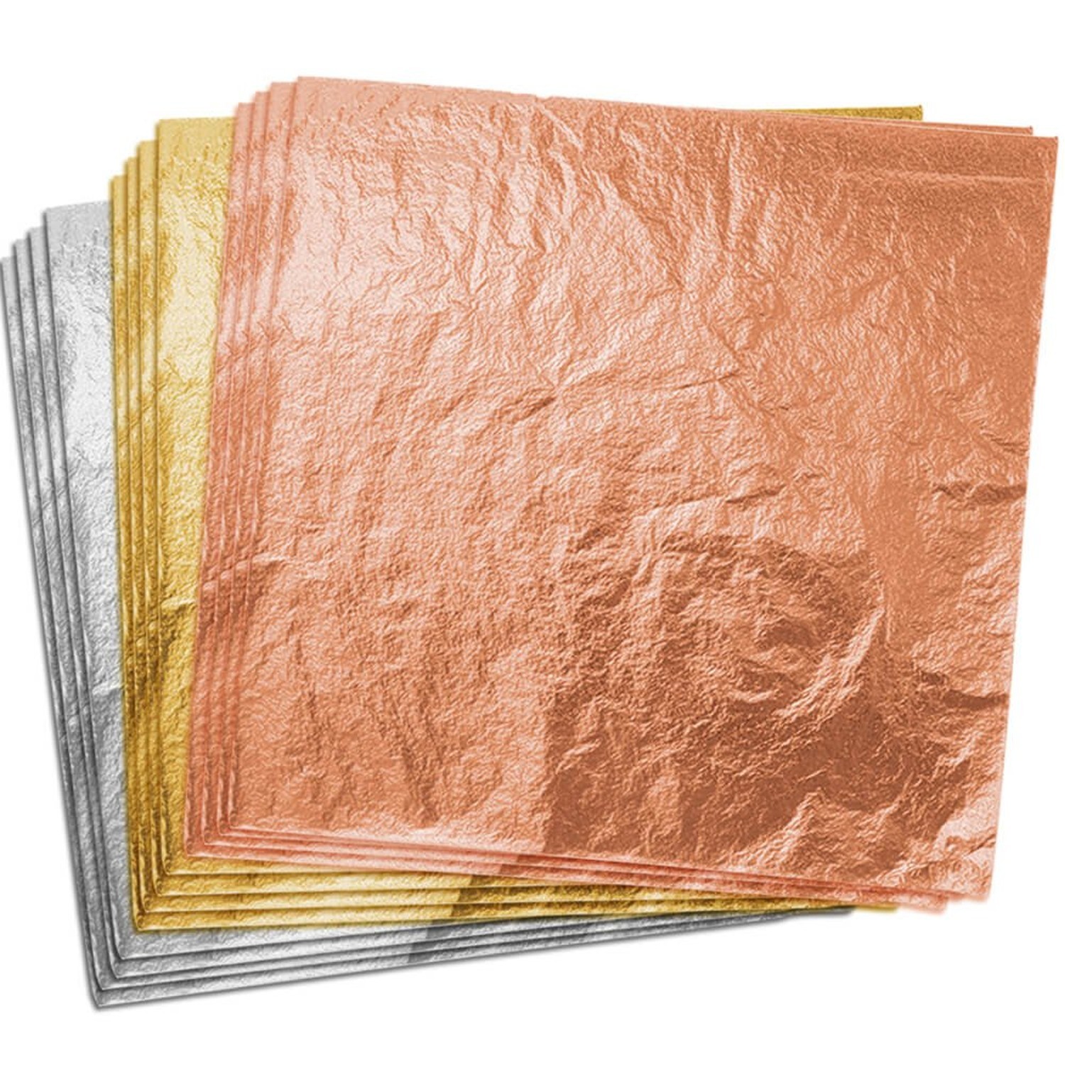 Paxcoo 300 Gold Leaf Sheets for Resin, Gold Foil Flakes Metallic Leaf for Res…