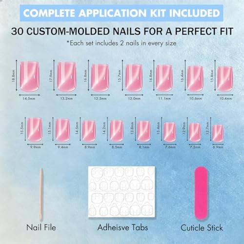 Cat Eye Press on Nails Short, Handmade Press on Nails square black purple