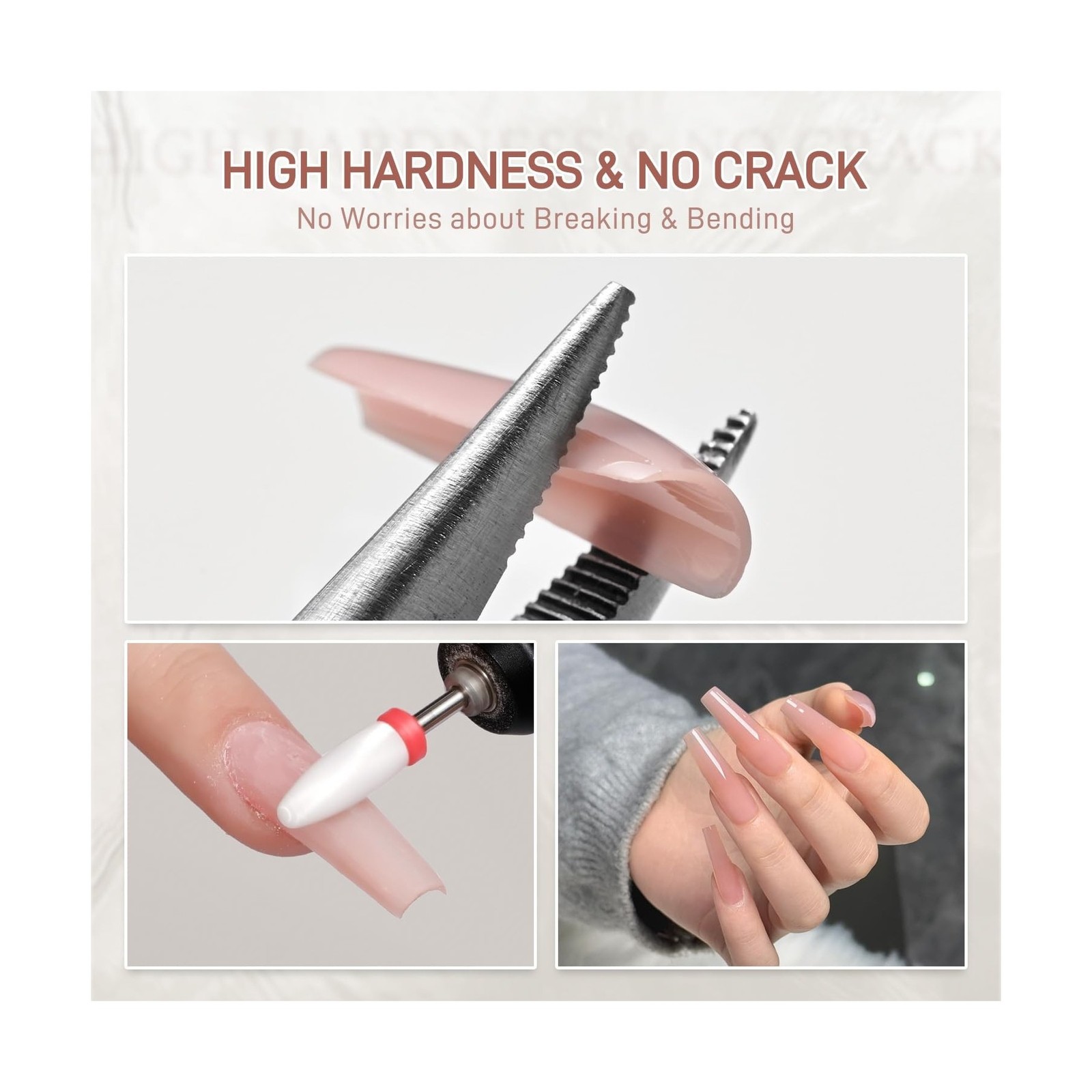 GAOY Poly Gel Nail Extension Kit with UV Light, 14 Colors Clear Pin… Fast Ship
