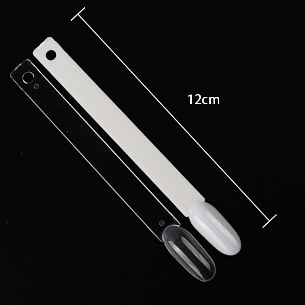 2 Sets Nail Art Display Rack White Durable Nail Color Chart Manicure Tool