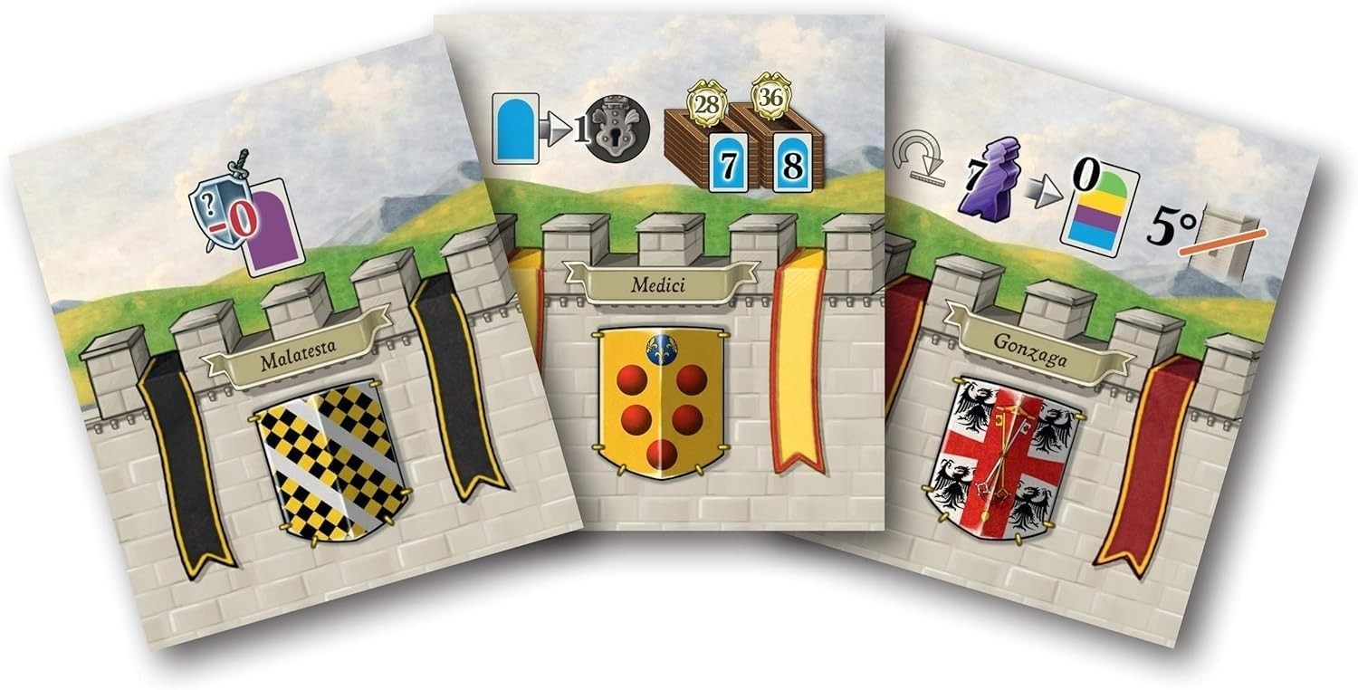 CMON Lorenzo il Magnifico: Houses of 12.4 x 8.89 x 1.97 inches, Various