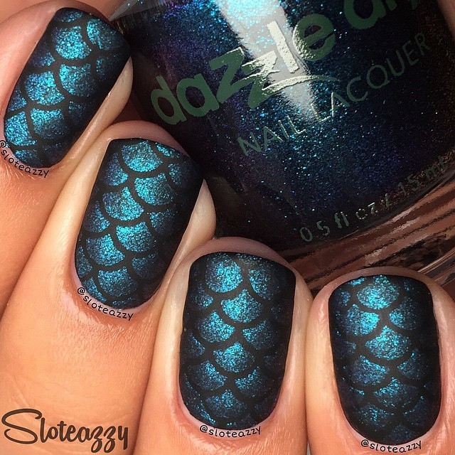 Scales mermaid stencils, scale stickers for nail art, nail vinyls