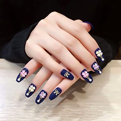 1 Pack of 50pcs 3D Nail Charms for Acrylic Nails with Art #1-Gold Tone-50pcs