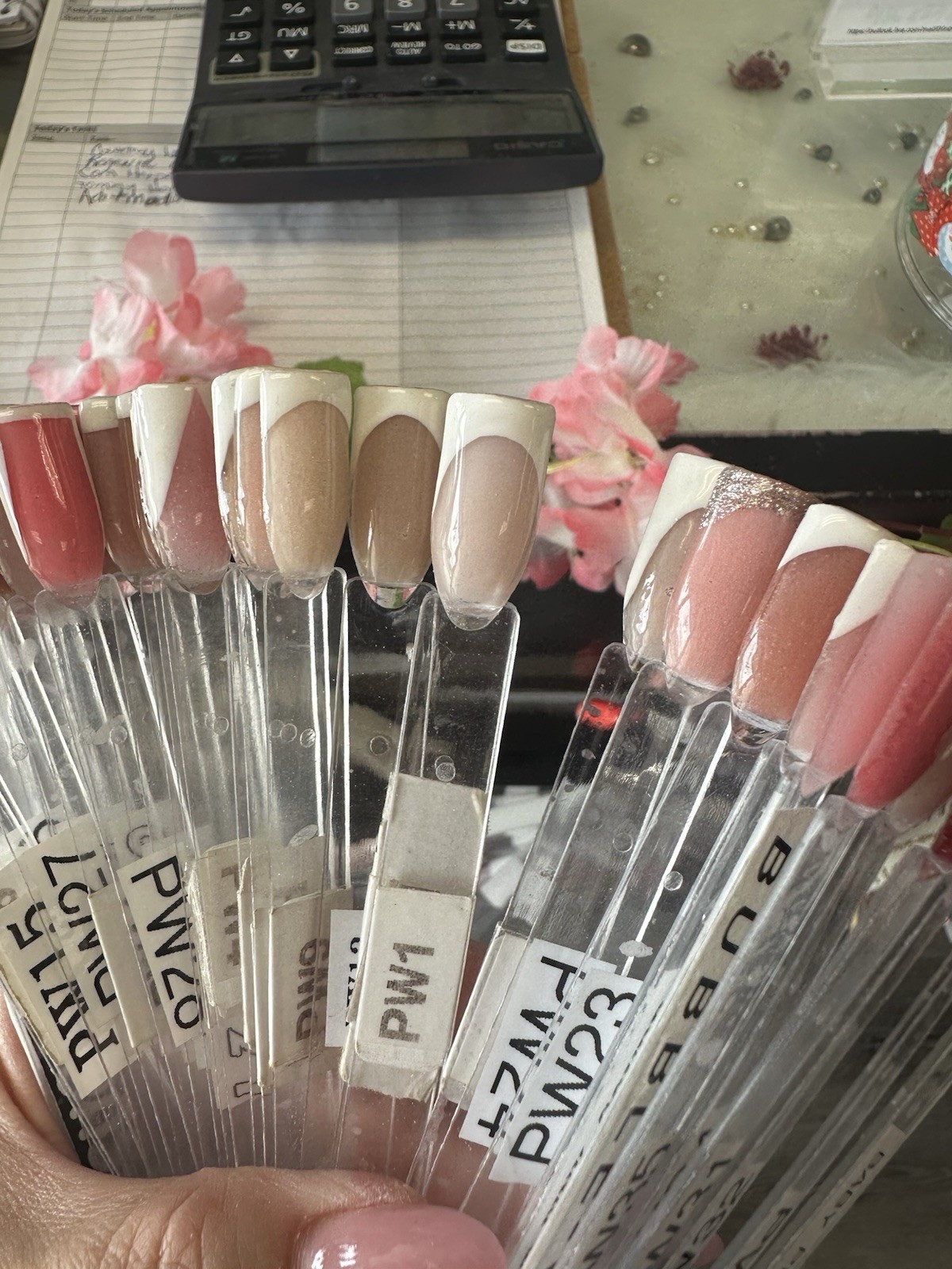 4oz powder acrylic cover nude pink and natural pink for French or where alone