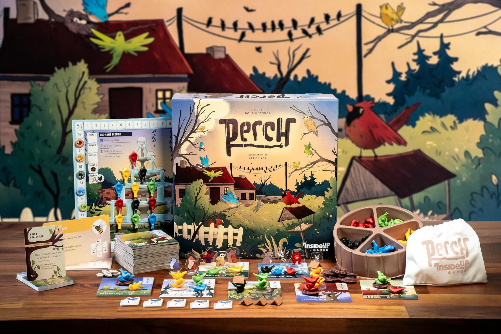 Inside Up Games Perch | Fast-paced, Interactive 11.4 inches x 2.4