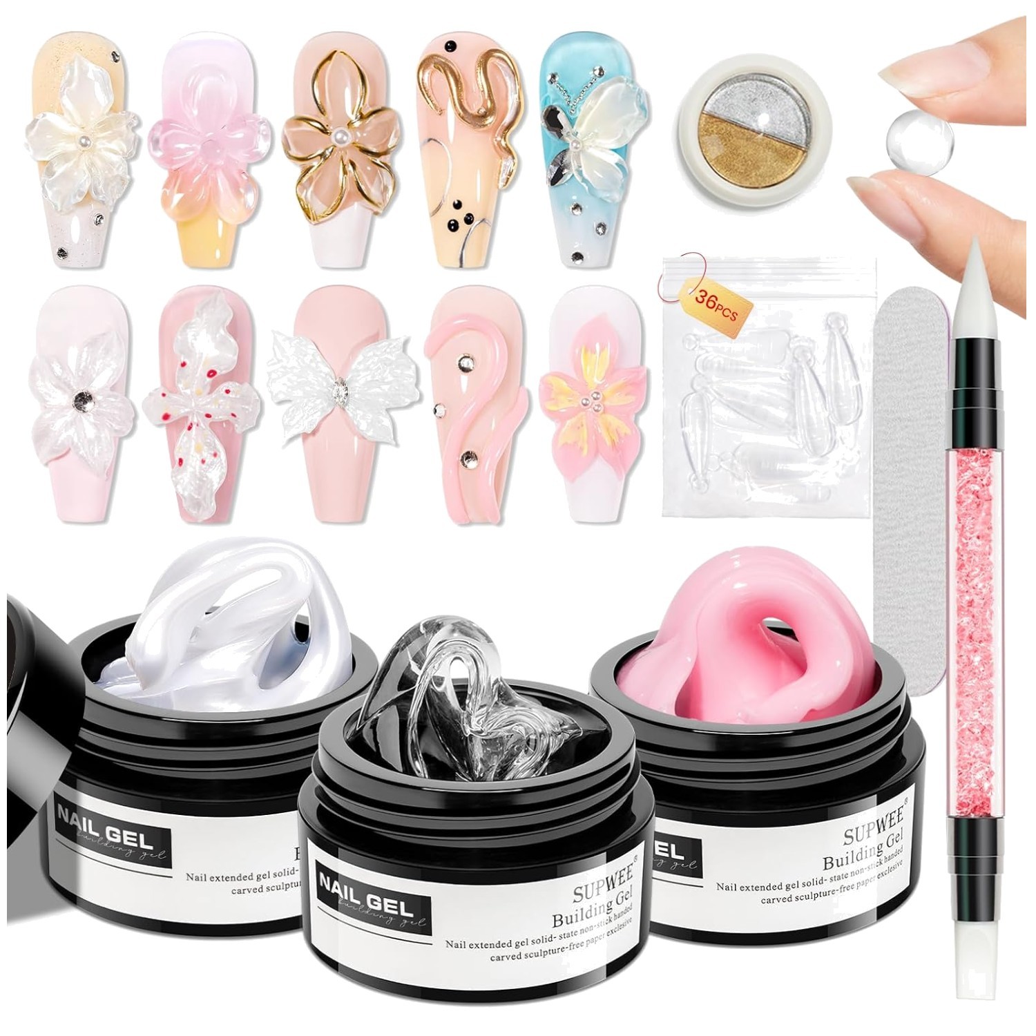 Solid Builder Gel for Nail Extensions