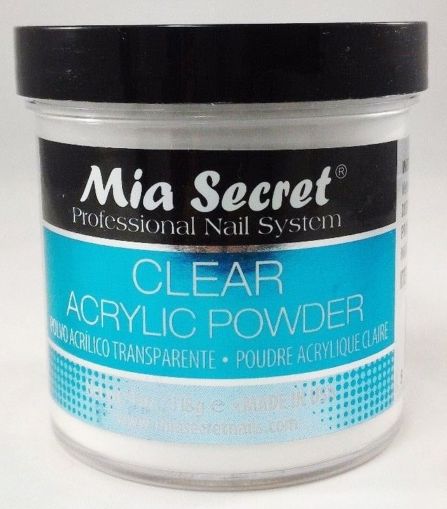 Mia Secret Clear Acrylic Powder 4 oz