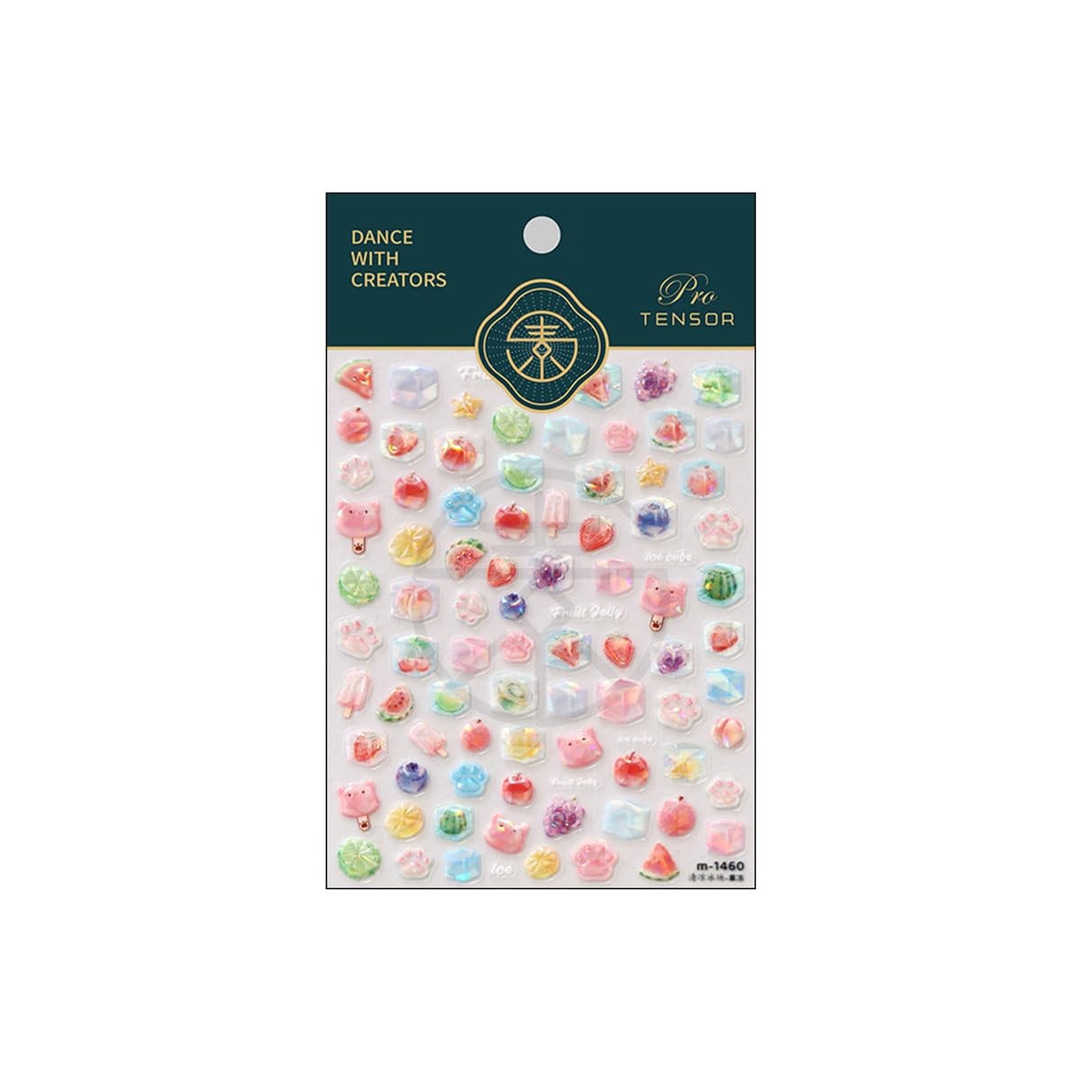 UZJXQ Fruit Nail Stickers Style-23