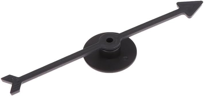 2Pcs Spinner Game Engaging Board Arrow Set.Home and School Party mini, Black