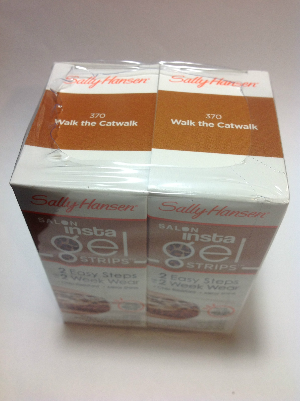 2 X Sally Hansen Insta Gel strips ( #370 WALK THE CATWALK ) NEW & SEALED.