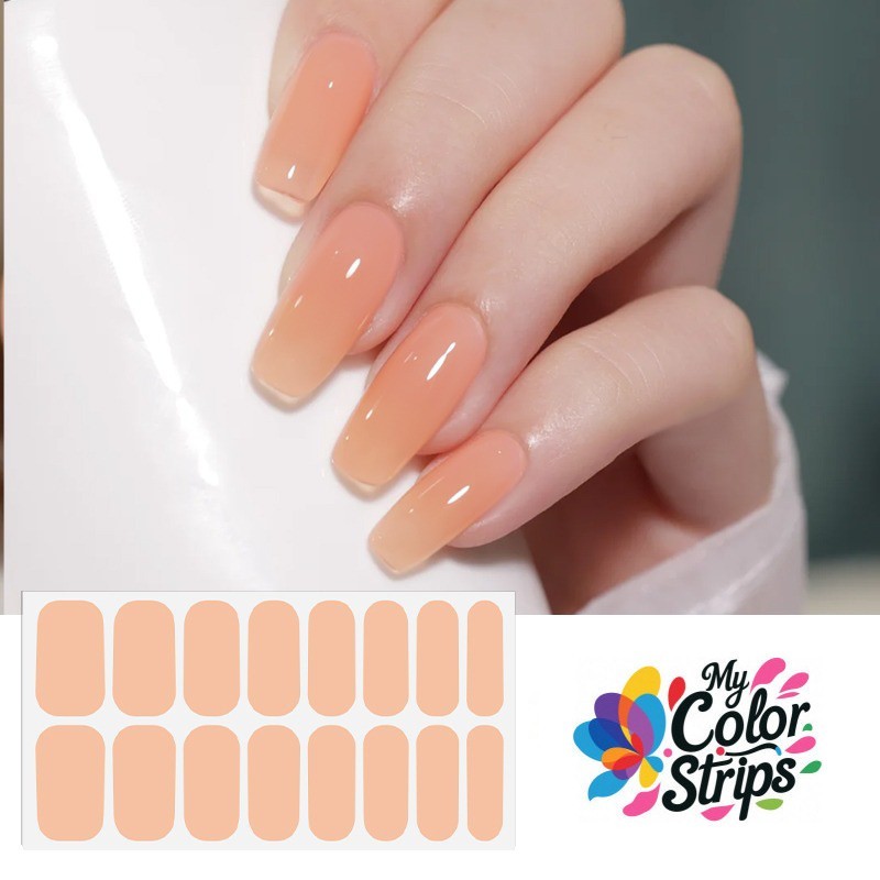 Full Size Nail Wraps Stickers Polish Look Art Self Stick Strips USA