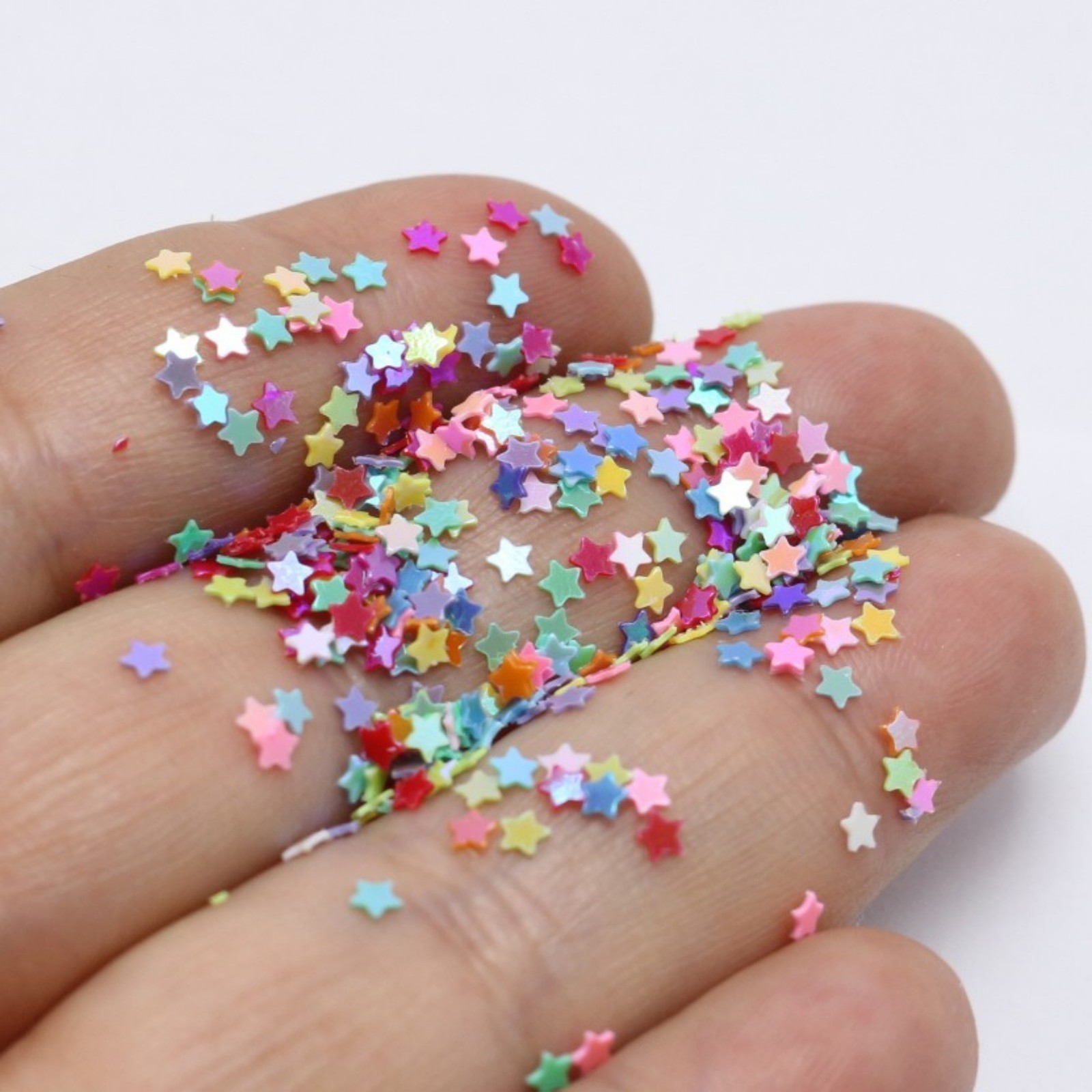50 Gram Mixed Color Star Sequins Loose Tiny 3mm Nail Art Tips Scrapbook Craft