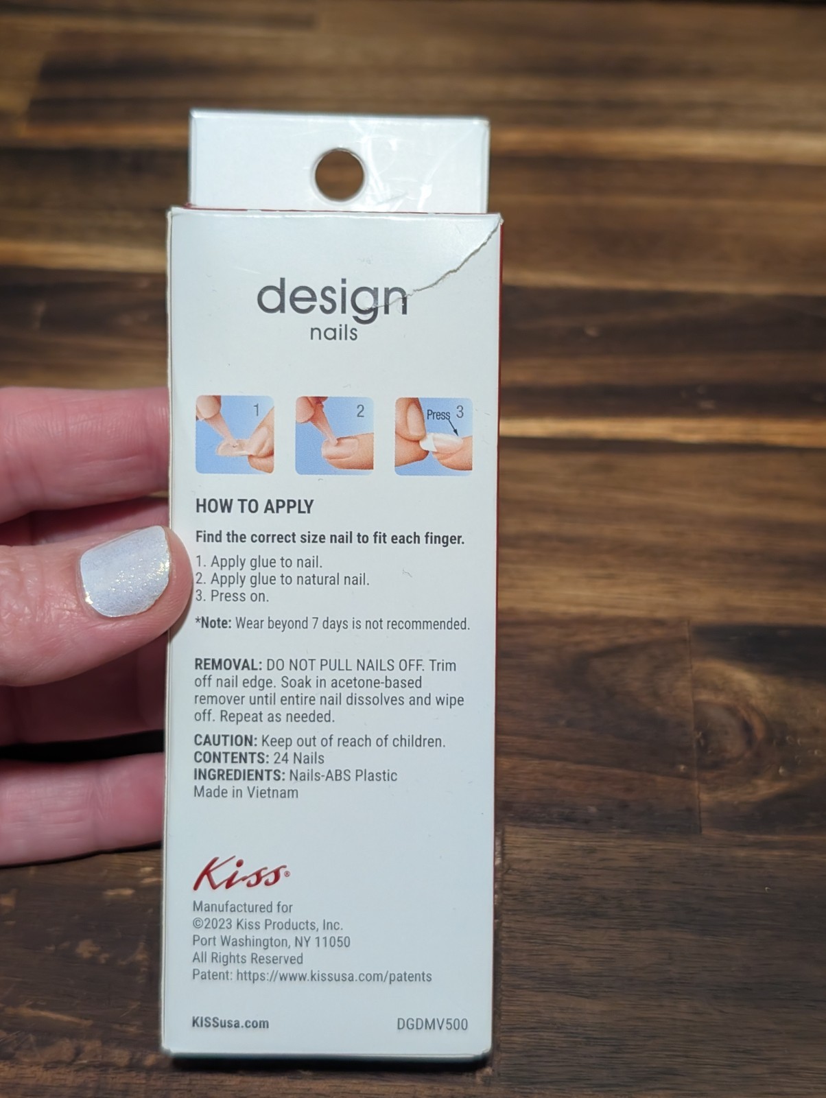 Kiss ImPRESS Dashing Diva Manicure Nails Red Plaid, Burgundy W/Roses Teal Blue