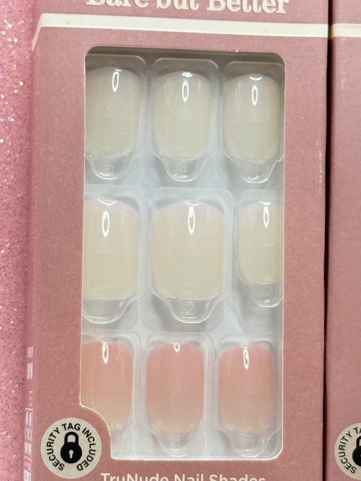 Kiss imPRESS Bare But Better No Glue Press-On Nails Manicure Short 86724 Lot Of3