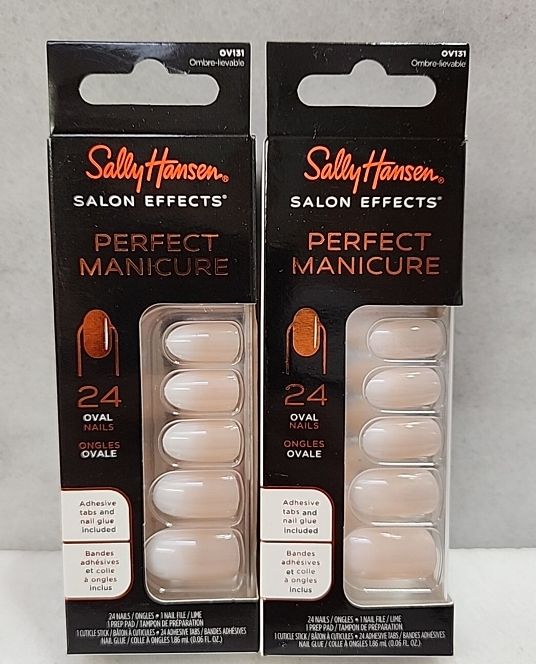 2-Sally Hansen Salon Effects Perfect Manicure Press on Oval OV131 OMBRE-LIEVABLE