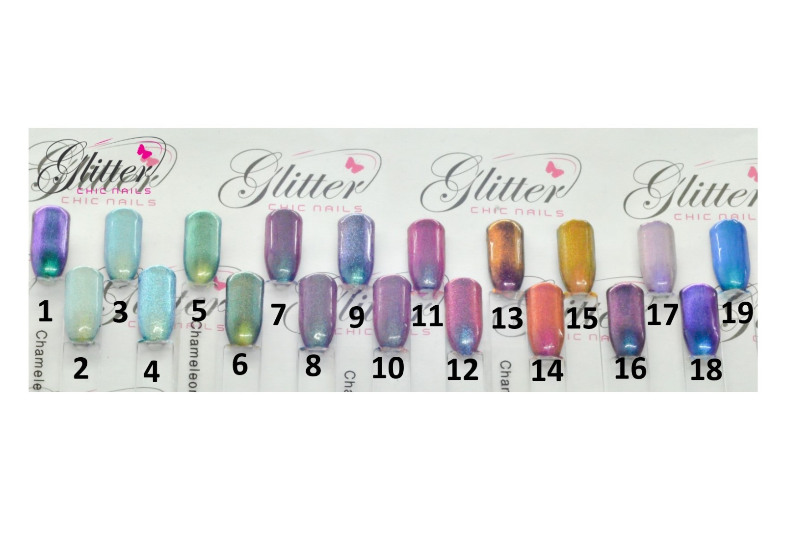 CHAMELEON COLOUR SHIFT NAIL PIGMENTS