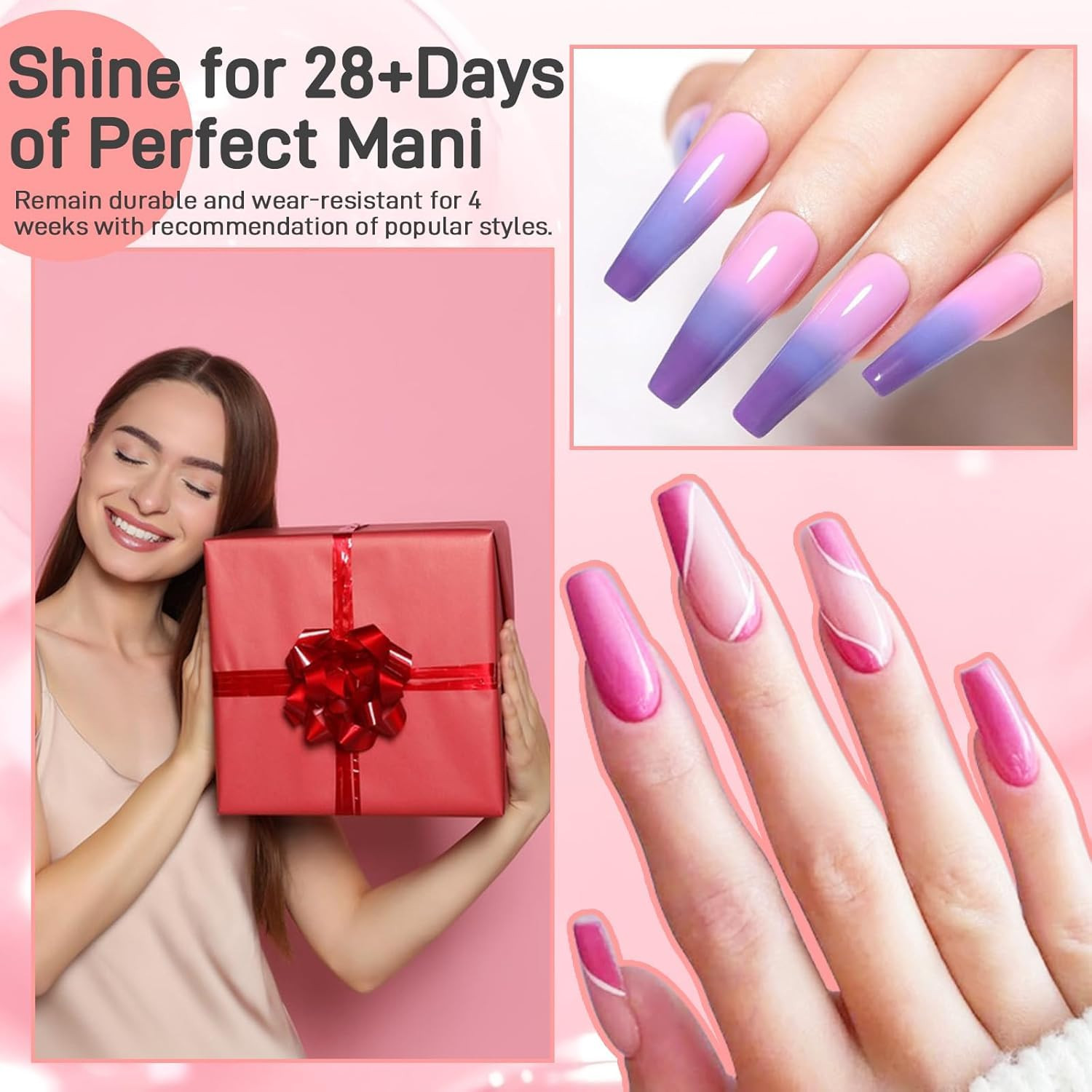 Professional Acrylic Nail Kit for Beginners with Everything Complete Nail Kit Se