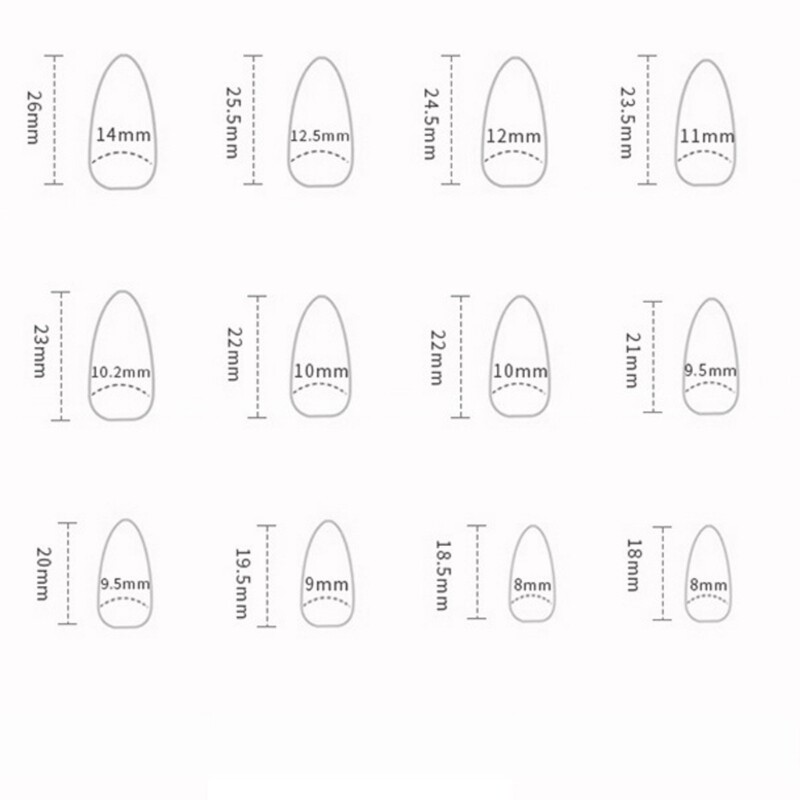 Cats Eye Press on Nail Artificial Acrylic Nail on Nail Full Cover Fake Nai