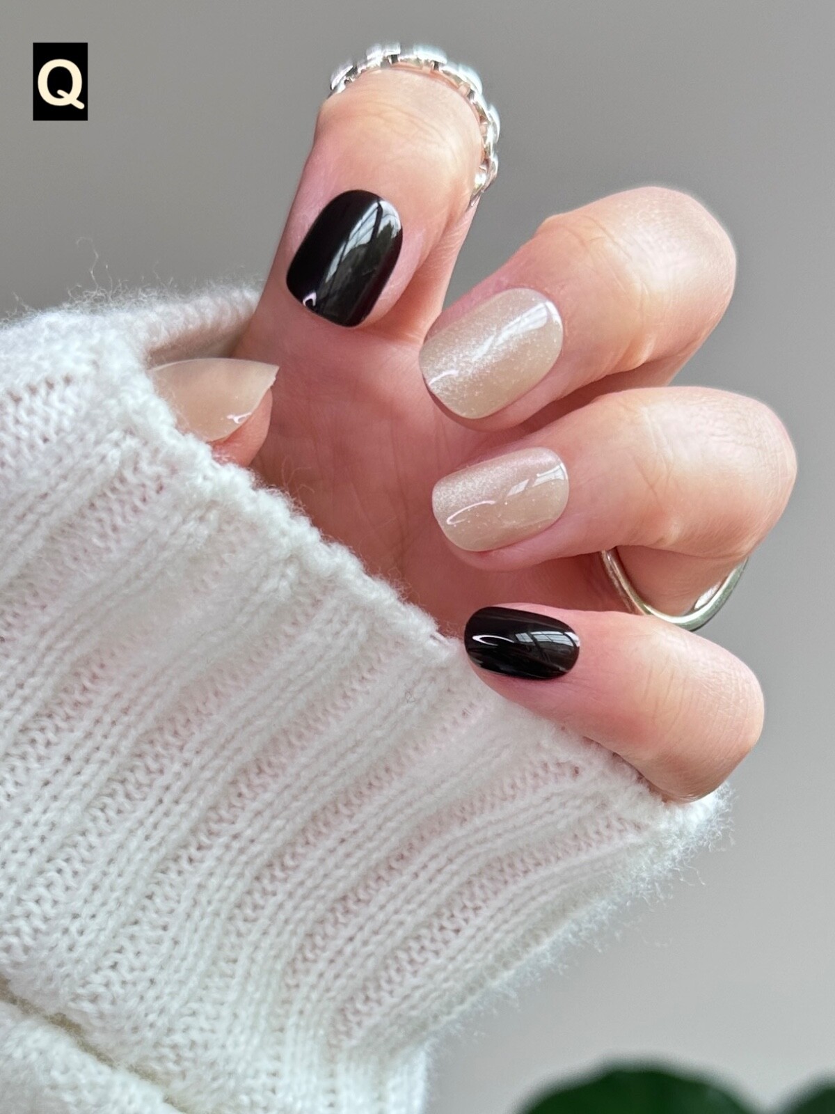 12 Boxes Flower Star French Tip Long/Mid/Short Square Press On Nails (Wholesale)