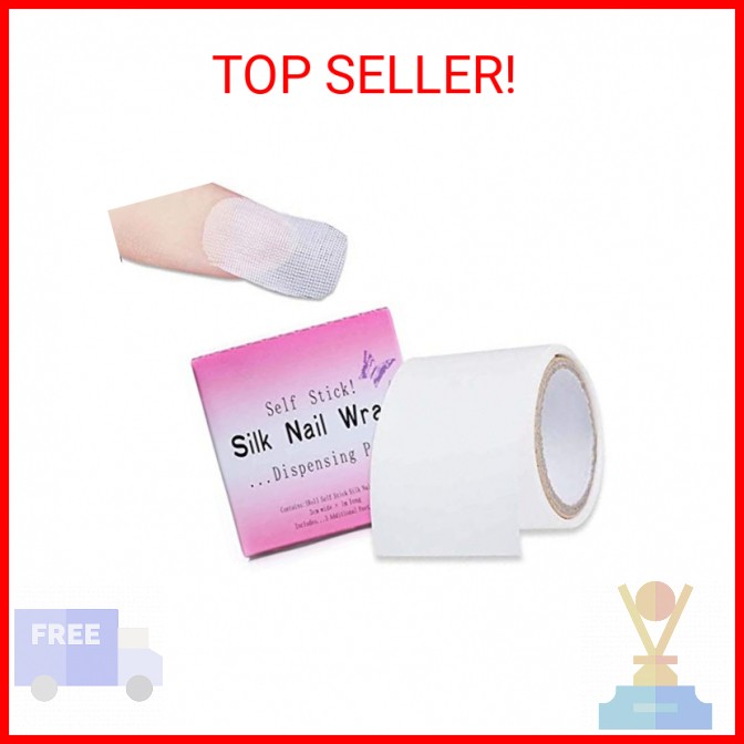 1 Roll Nail Repair Fiberglass Silk Wrap Self Adhesive Anti Damage DIY Strong Pro