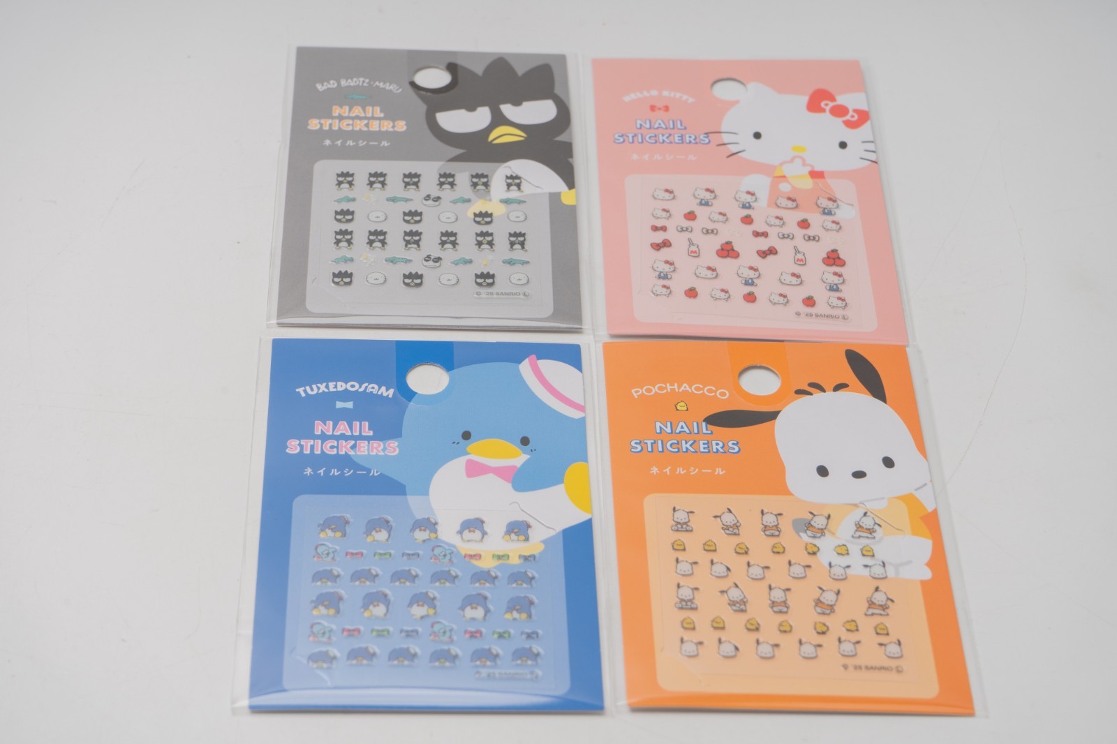 Sanrio Nail Decal Sticker Set of 10 complete DAISO JAPAN