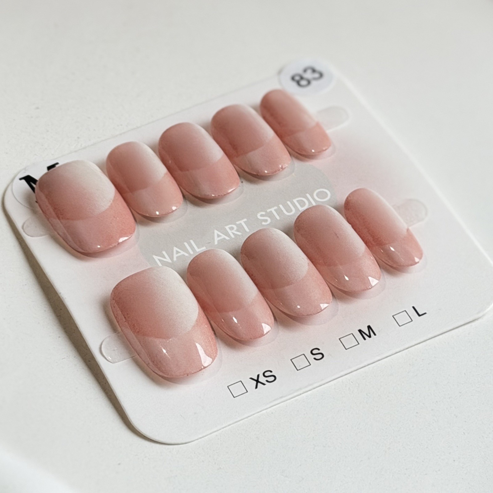 Unique Handmade Press-On Nails Size M | One of a Kind Set, Reusable 83