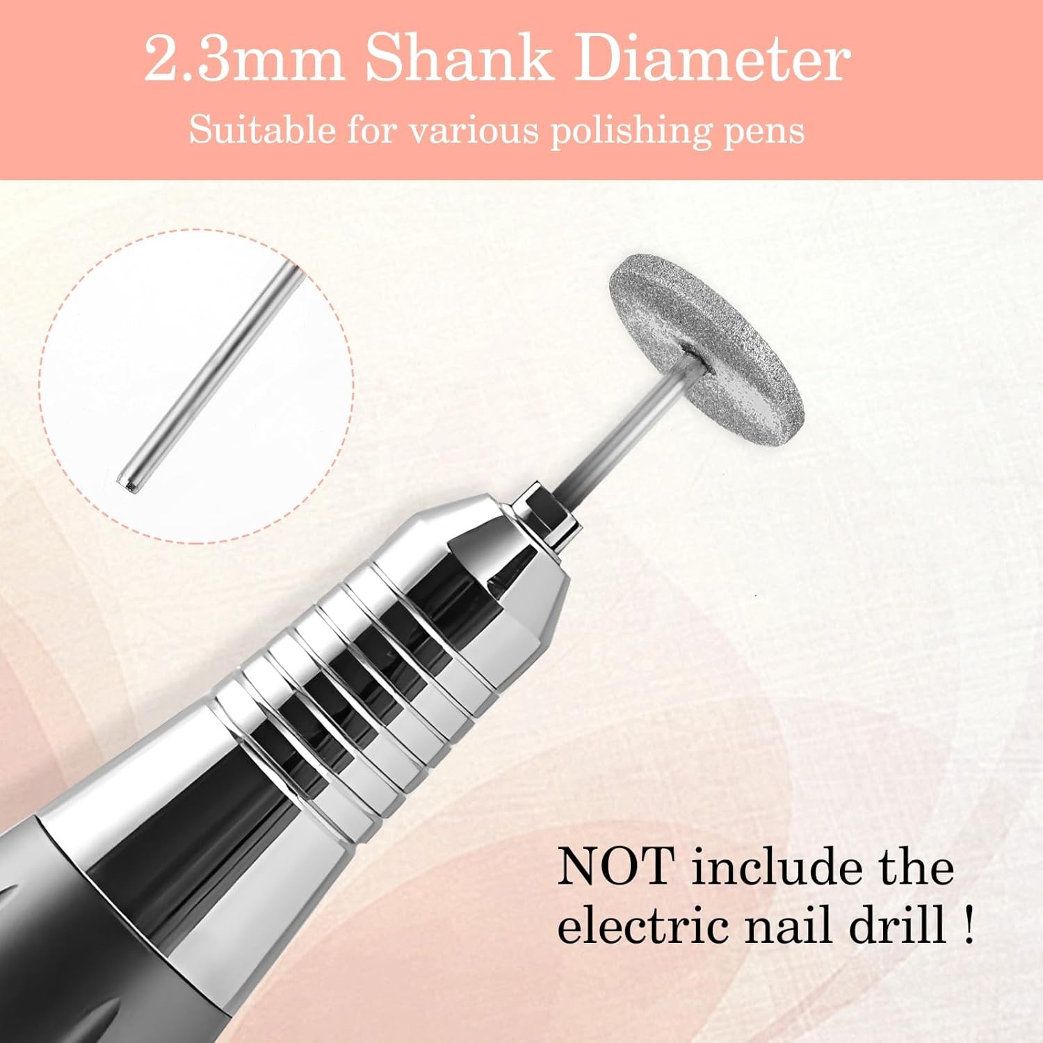 Sanding Disc Nail Drill Bits, Flat Nail Drill Bits, Electric Foot