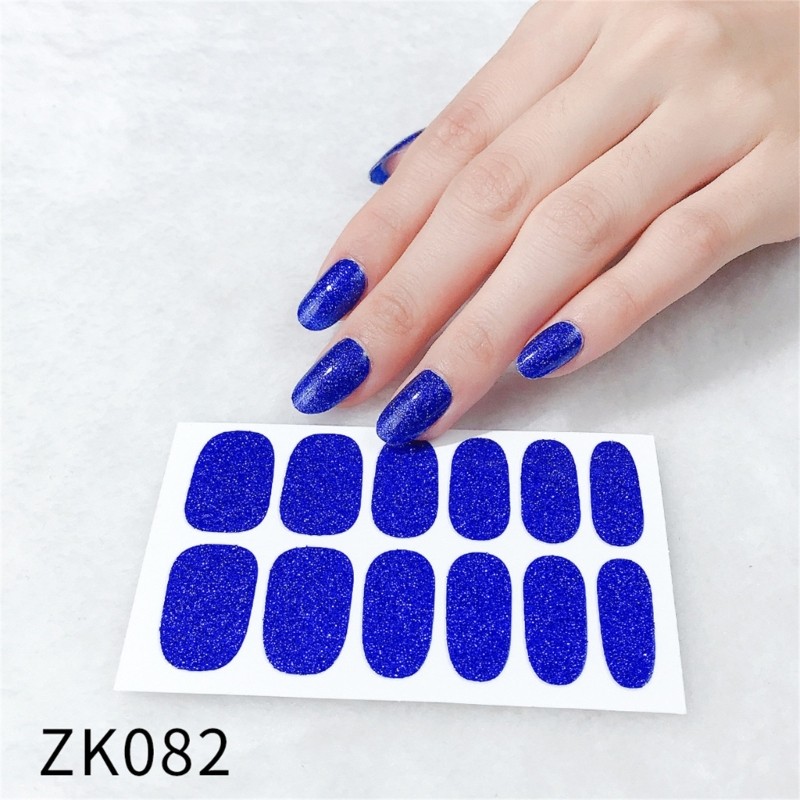Nail Polish Stickers Full Wrap Nail Polish Decals Self Adhesive Nail Art