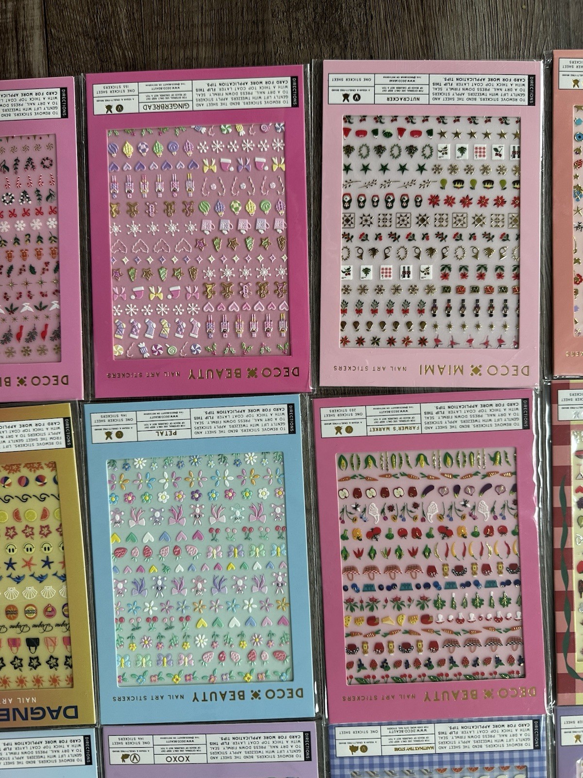 Deco Beauty Nail Art Sticker Lot 54 Sheets New Coquette Miffy Floral Rare SEALED