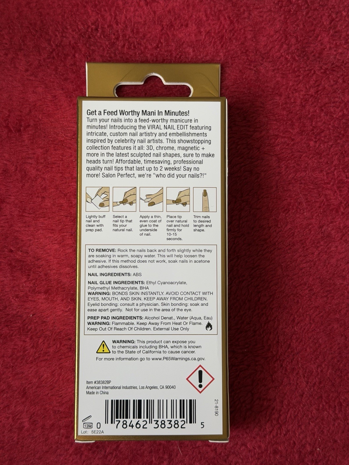Salon Perfect Variety Press On Nails, Viral Nail Edit (4 boxes) FAST SHIPPING