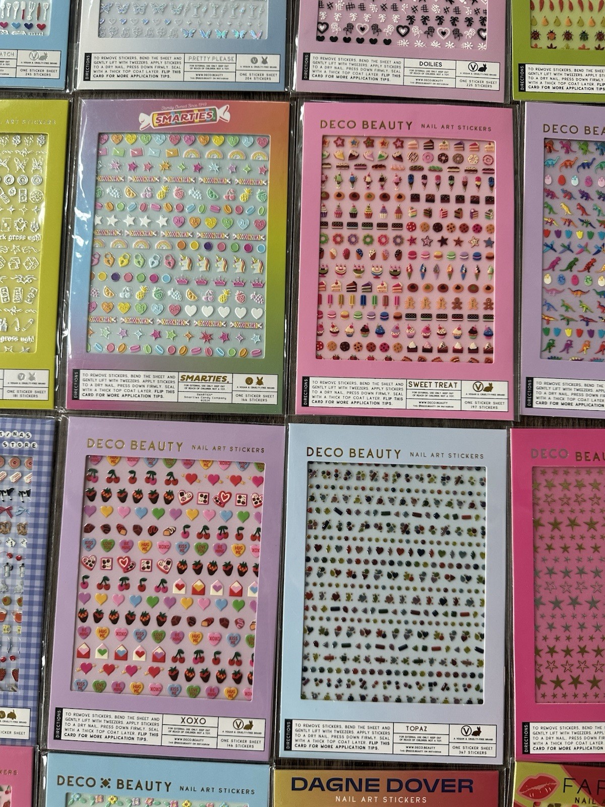 Deco Beauty Nail Art Sticker Lot 54 Sheets New Coquette Miffy Floral Rare SEALED