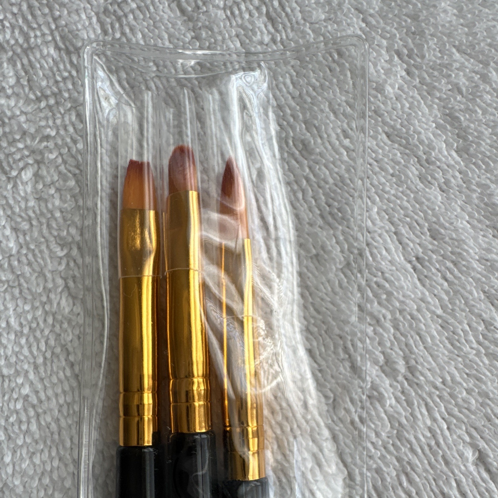 BEAUTY Artists Nail Art Brush Set, Multicolor Glitter Handle Brushes