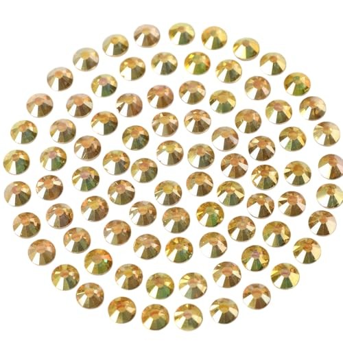 Diamonland Flatback Glass Crystal Rhinestones Rounds Gems for Bedazzling Nail…