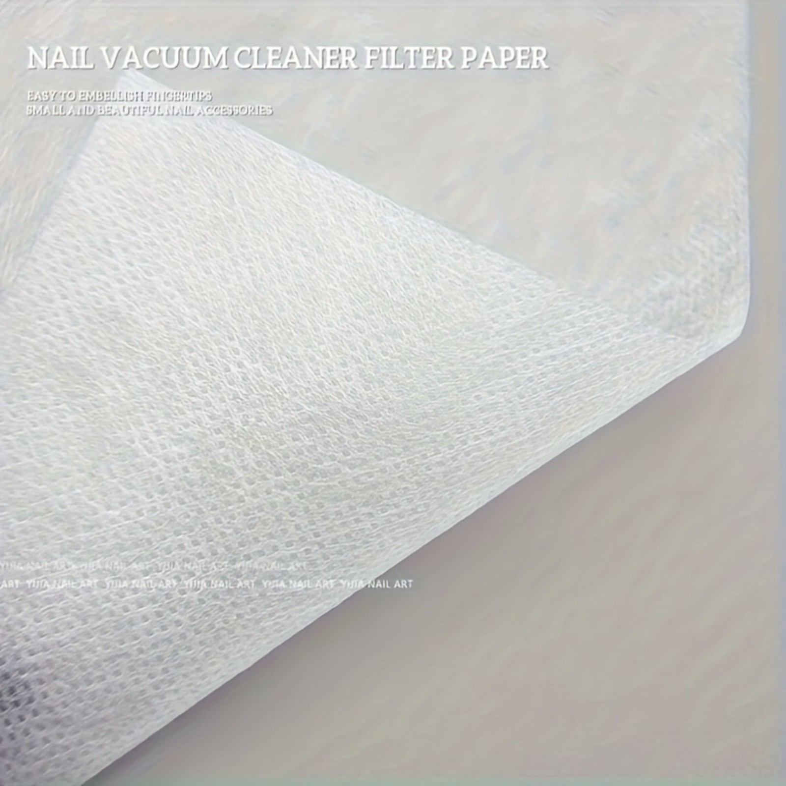 100pcs Pink Disposable Non Woven Unscented Nail Art Vacuum Dust Collection