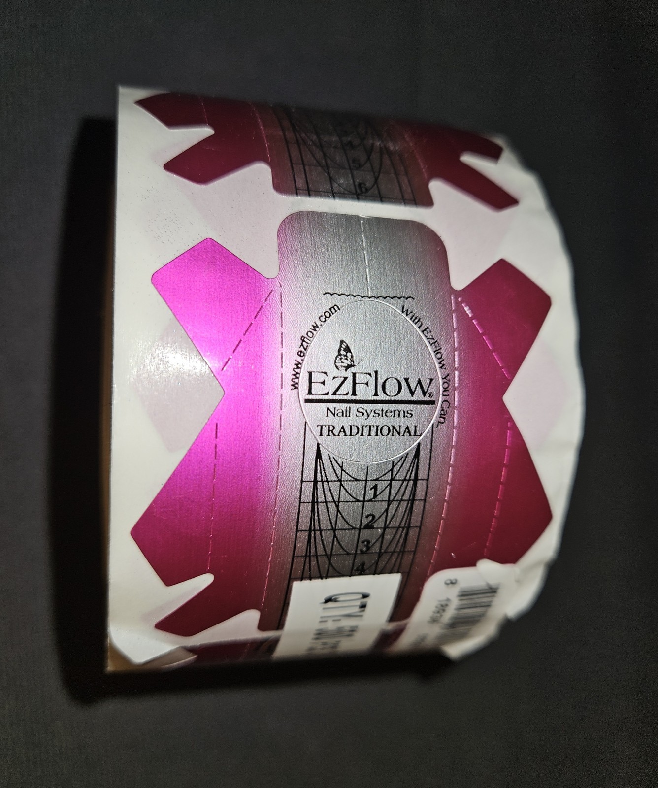 EzFlow Nail Systems Traditional Nail Forms 500 PCS Acrylic Gel Extension Forms