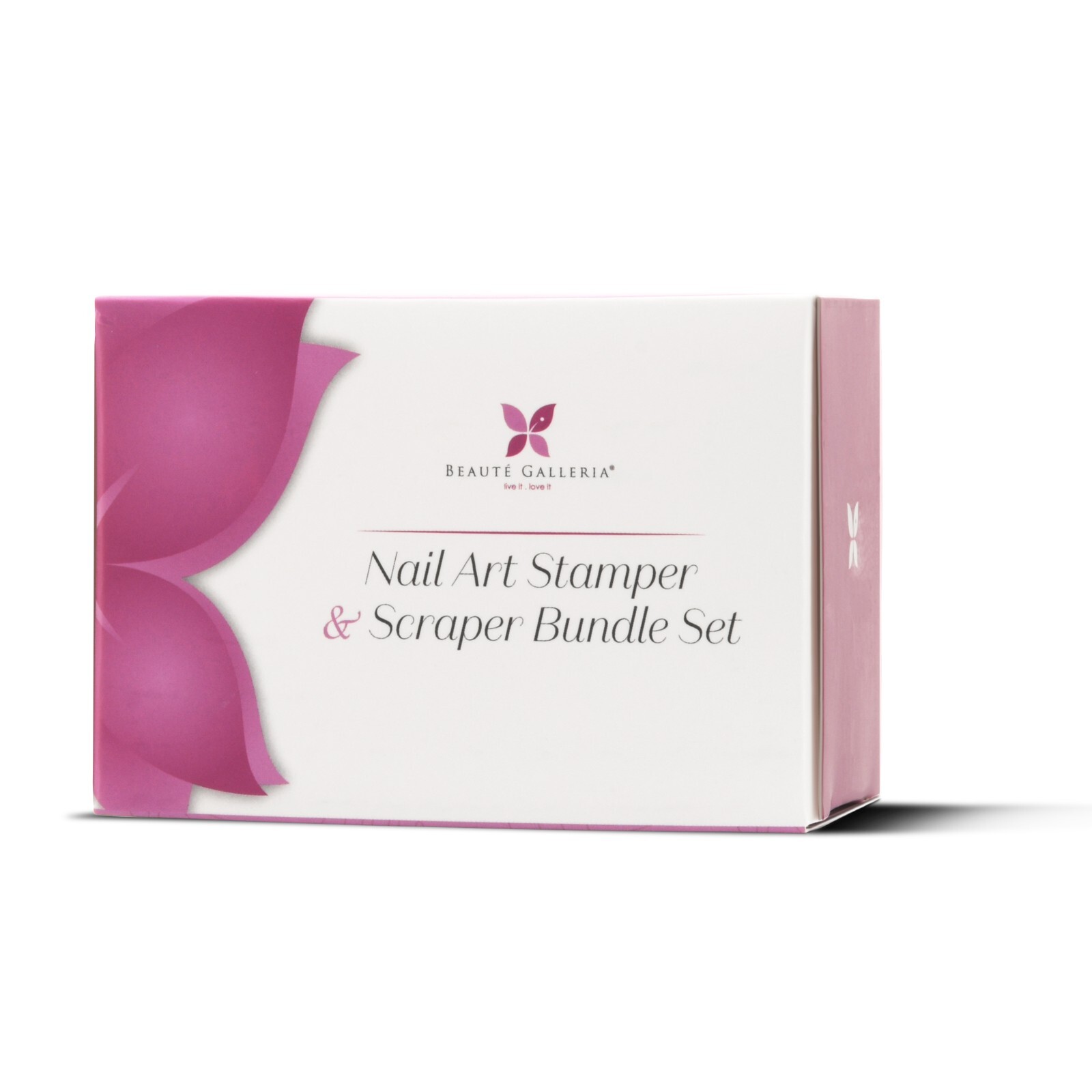 Nail Art Stamper and Scraper Bundle Set, Nail Stamping Tool, 4 Pieces