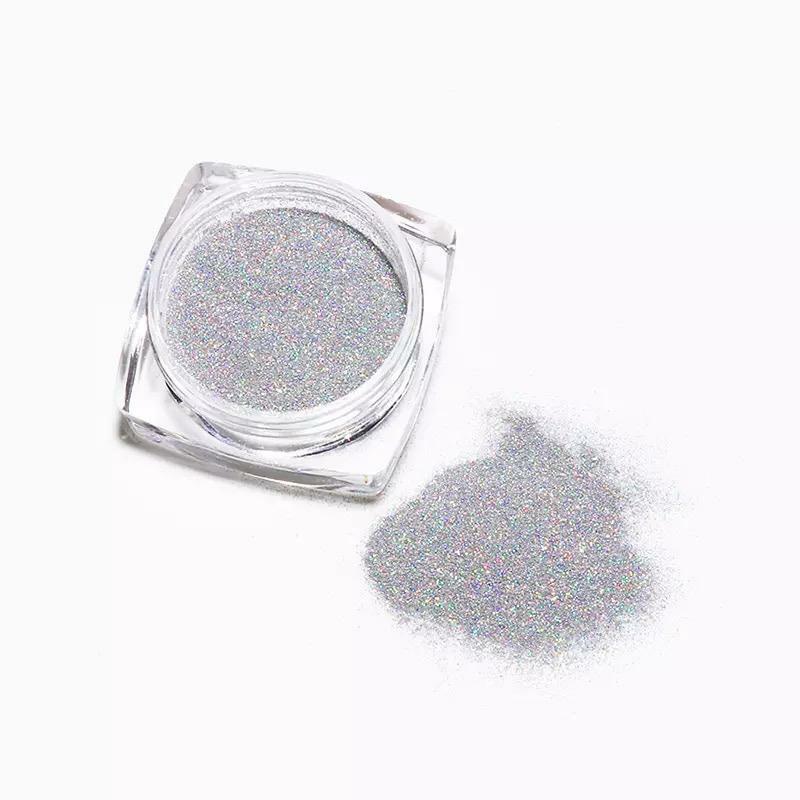 1g Laser Gold Silver Holographic Shiny Chrome Effect Powder Mirror Nail Glitter