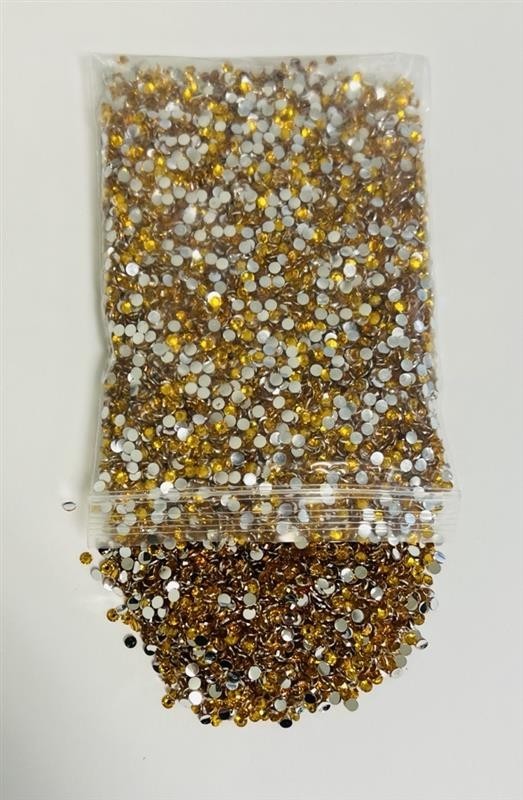 5 Pack Multicolor 3mm Round Flat Back Crystal Resin Rhinestones Crafting Gems