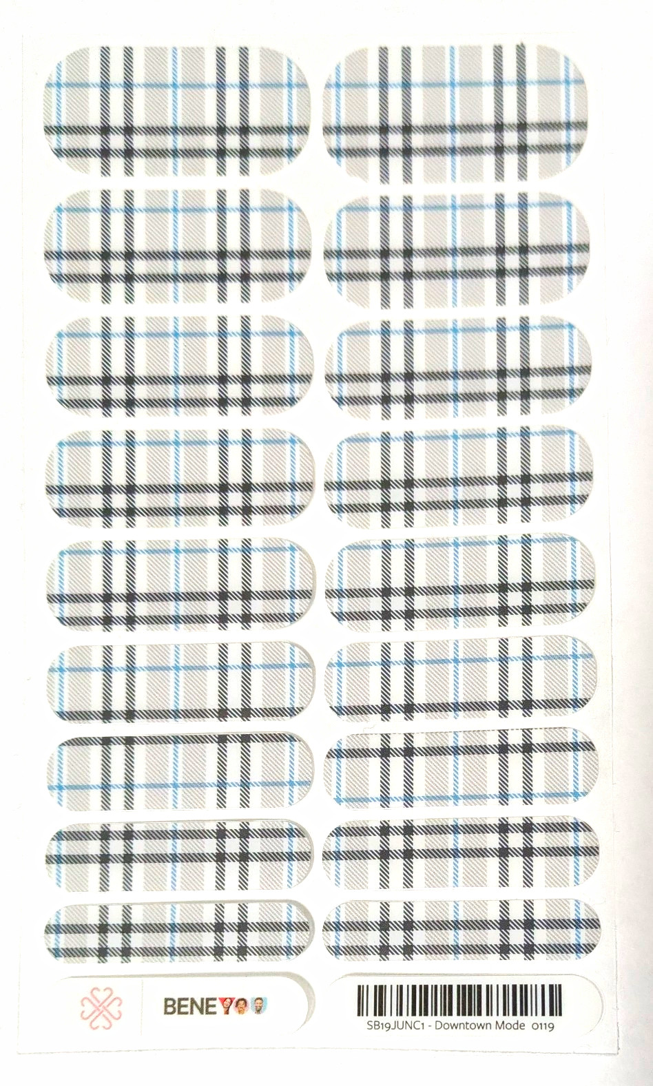 Jamberry Nail Wraps Lot Of 2 Plus Application Kit. Burner Blue & Downtown Mode