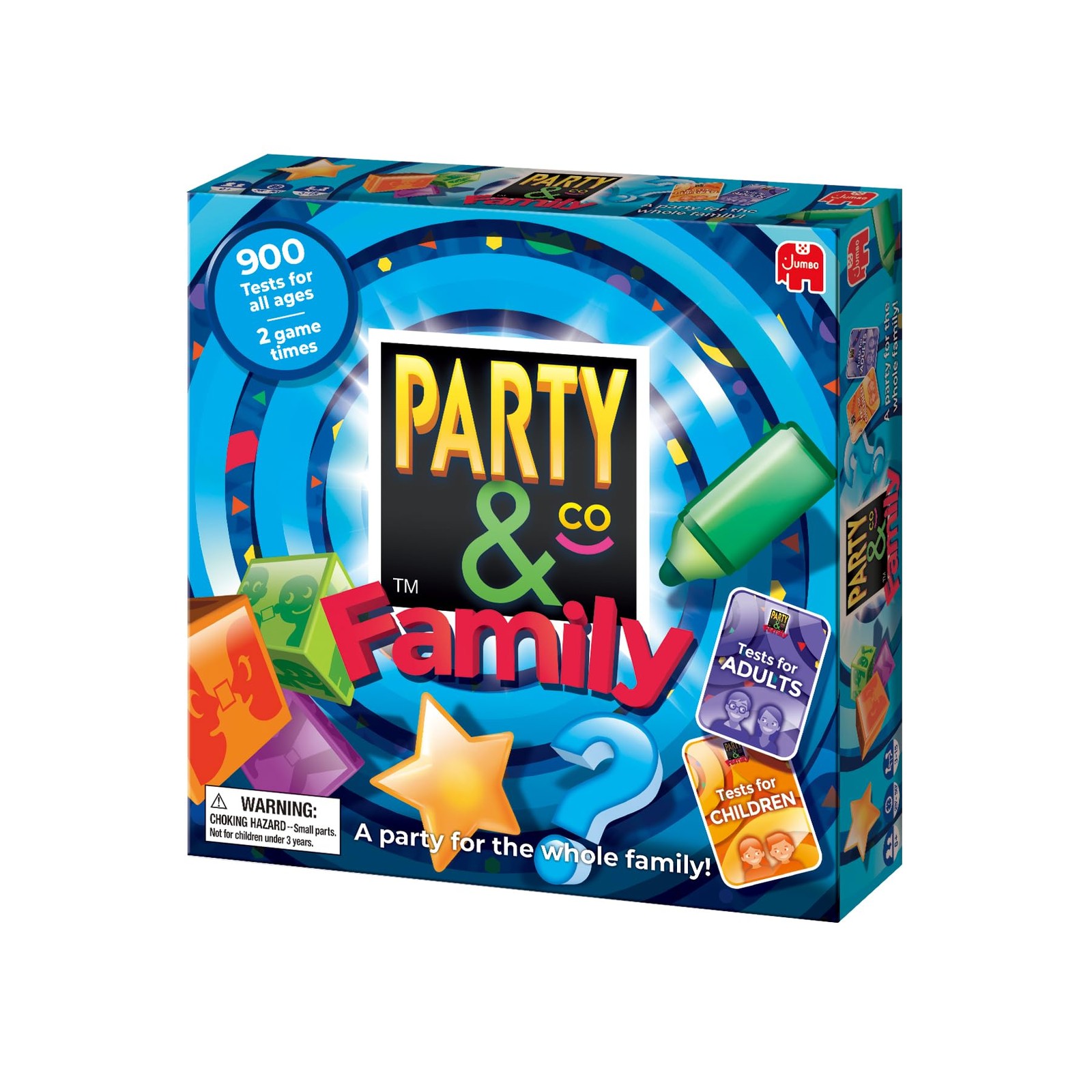 Jumbo Party & Co. Family Board Game – Fun 3.5 x 10.5 x 0.1 inches