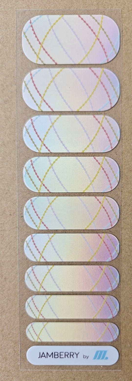 JAMBERRY BY M. COME TO THE PARTY HALF SHEET NAIL WRAP RETIRED GGG AUGUST 2019