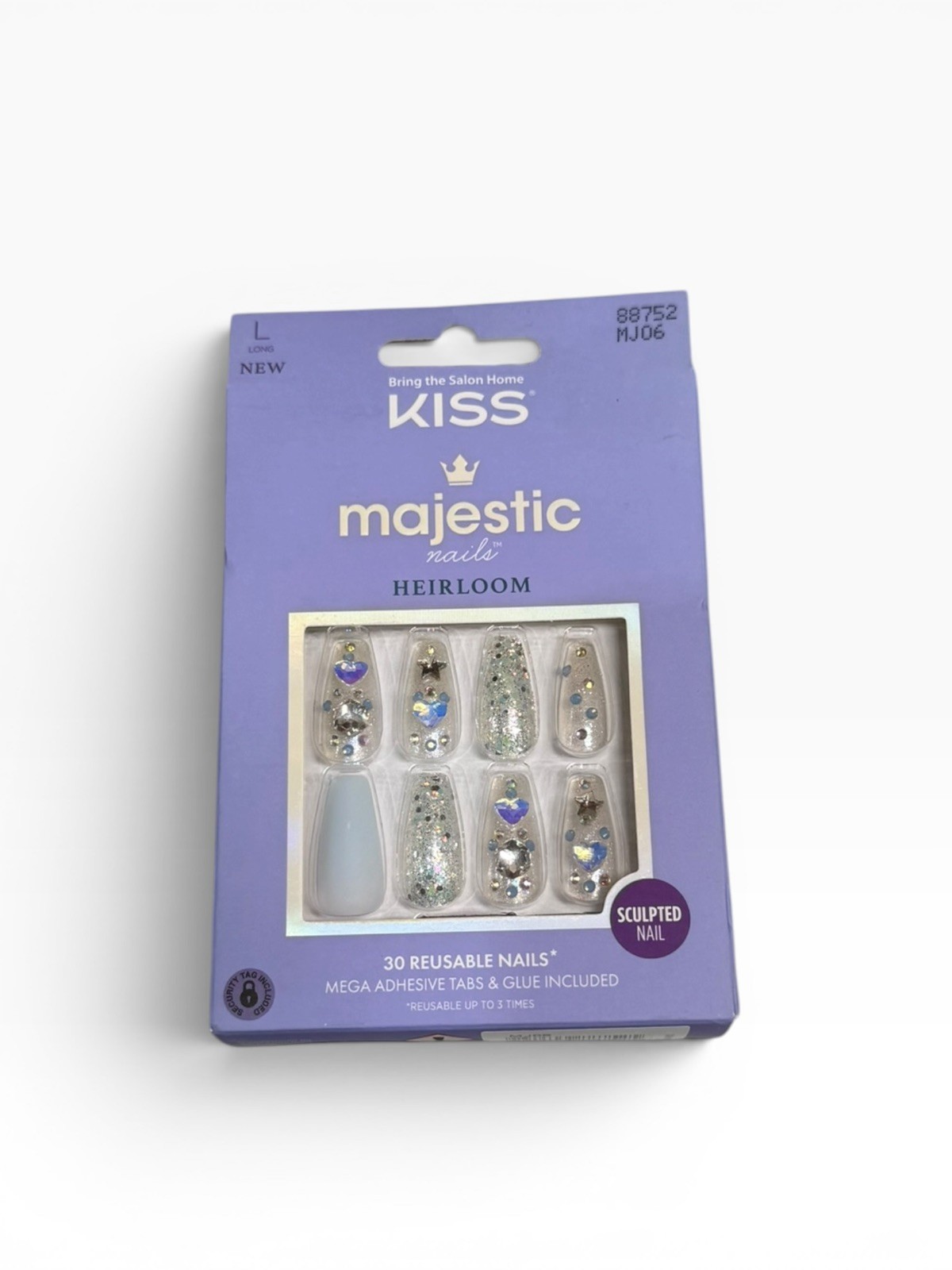 Majestic Nails High-End Sculpted Manicure – Your Grace, Rewearable, Salon Qua…