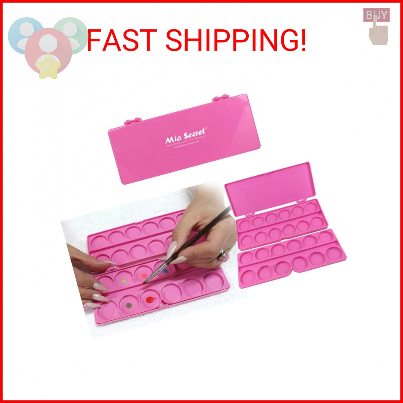Mia Secret Professional Nail System Gel Paint Palette