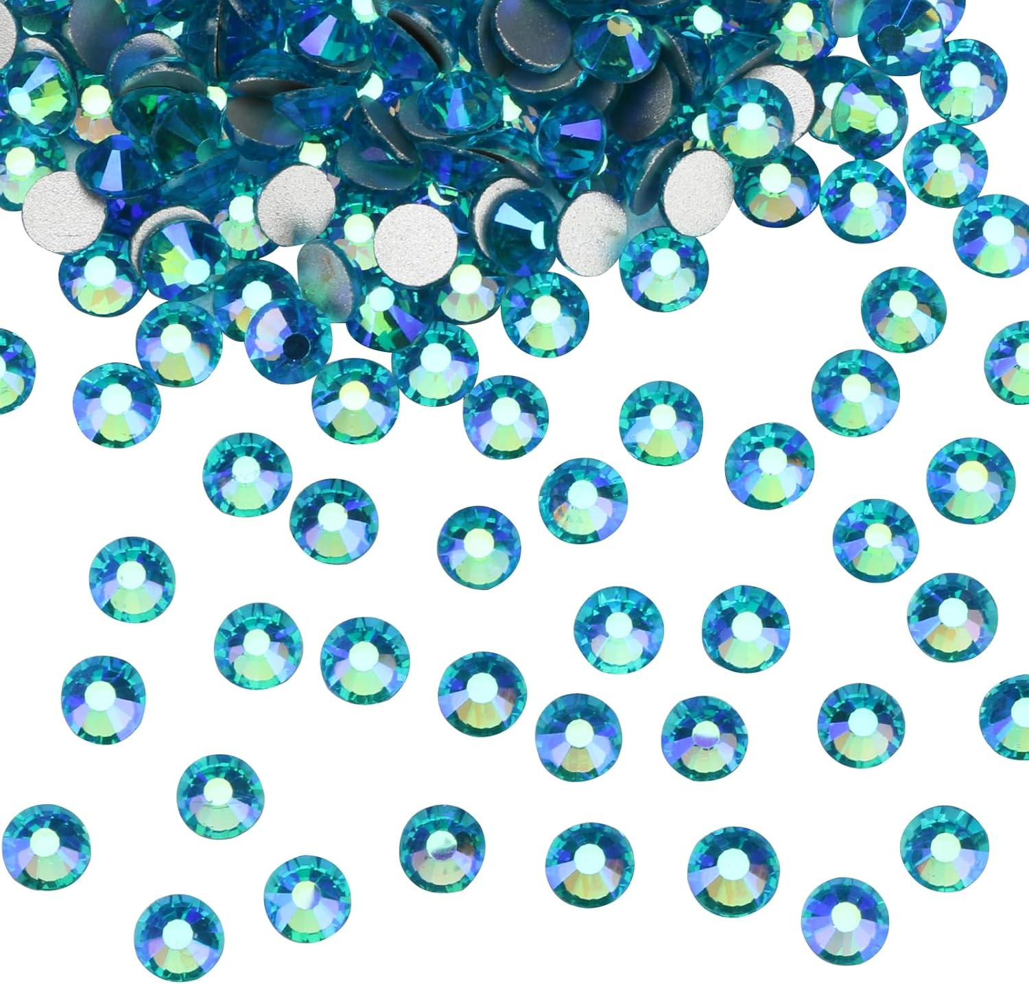 Glue Fix Crystal Flatback Rhinestones Glass Diamantes Gems for Nail Art Crafts D