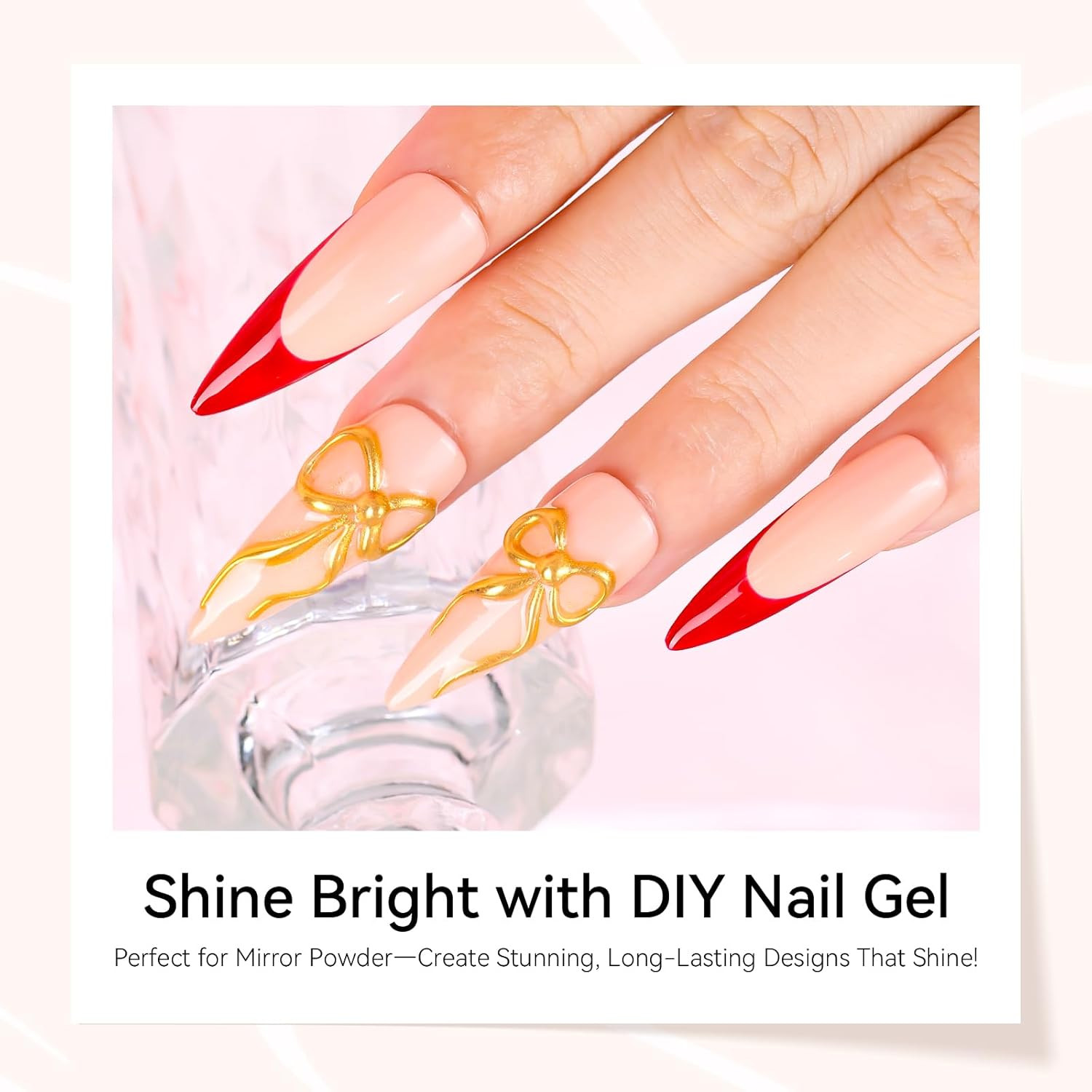 3D Gel Nail Art, Sculpting Gel Glue for Drawing, Molding, Sculpture, Gems and De