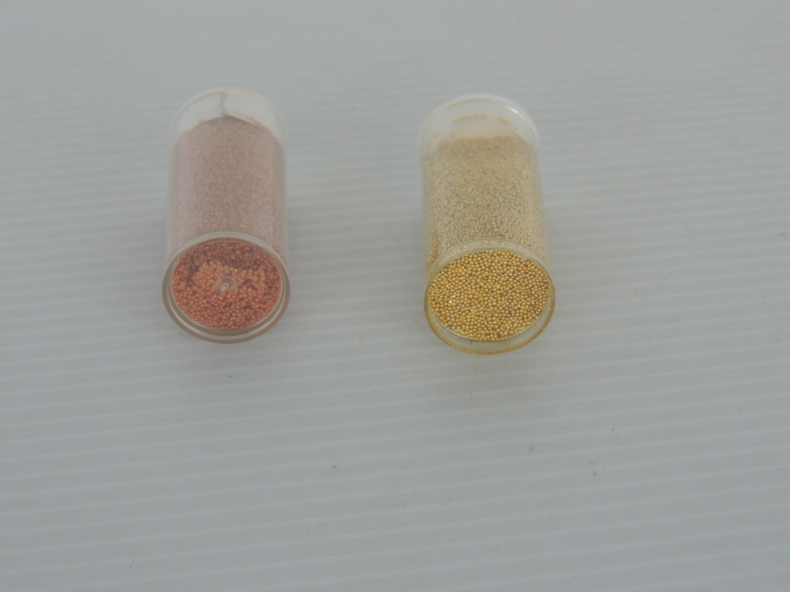 Gold, BRONZE Micro Glass Caviar Bead Bulk Micro No Hole Beads 2″ SMALL PLASTIC