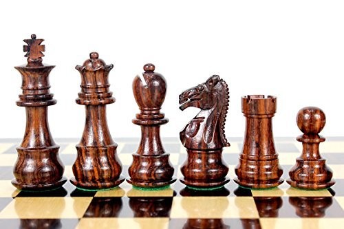 House of Chess – 5.7 inches x 8.5 x 2.6 inches, Natural Wood Color