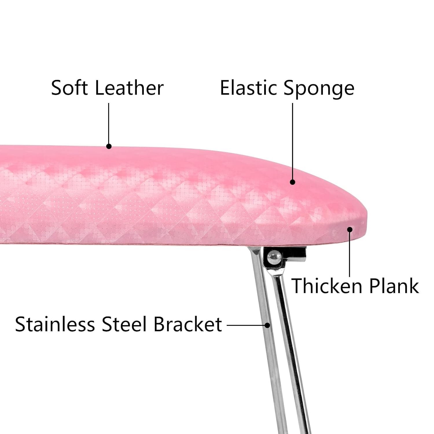 Arm Rest for Nails Tech, Professional Microfiber Leather Nail Hand Rest Stand…