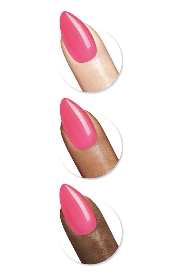 Sally Hansen Perfect Press-On Nails “I Heart You” AL011 Pink ~ Glue Included NIB